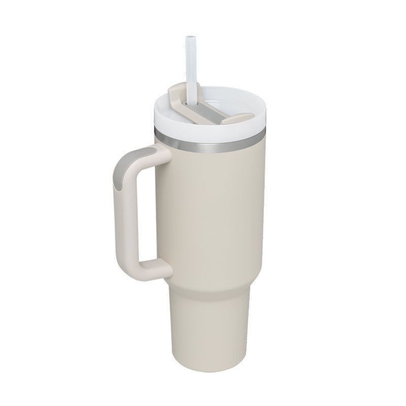 Tumbler da 40 oz con manico e cannuccia isolato termicamente