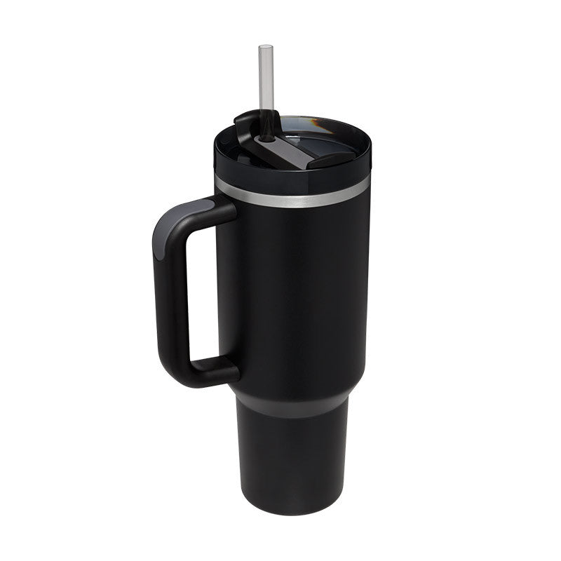 Tumbler da 40 oz con manico e cannuccia isolato termicamente